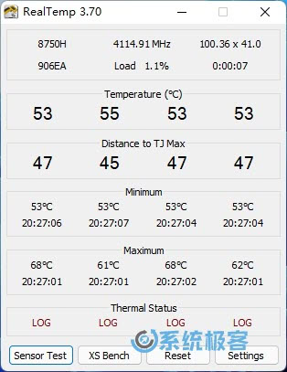 使用 Real Temp 查看 CPU 温度